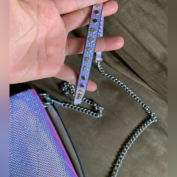 NWOT Rare Rebecca Minkoff Iridescent Je T'Aime Medium Crossbody Shoulder Bag - Picture 6 of 16